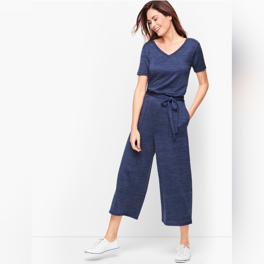 T by Talbots Marled Jersey Romper or Jumpsuit